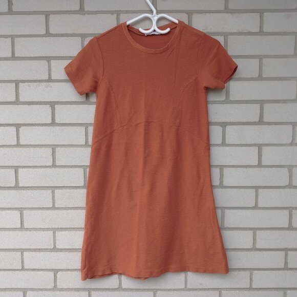 Zara Trafaluc Orange Tunic Top Dress - Picture 1 of 10